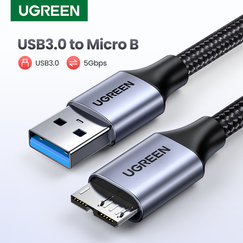 Samsung Ssd - Ugreen-Samsung用のマイクロUSBケーブル,外部HDD用の5Gbpsデータケーブル,sataディスク用のUSB 3.0 3aケーブル
