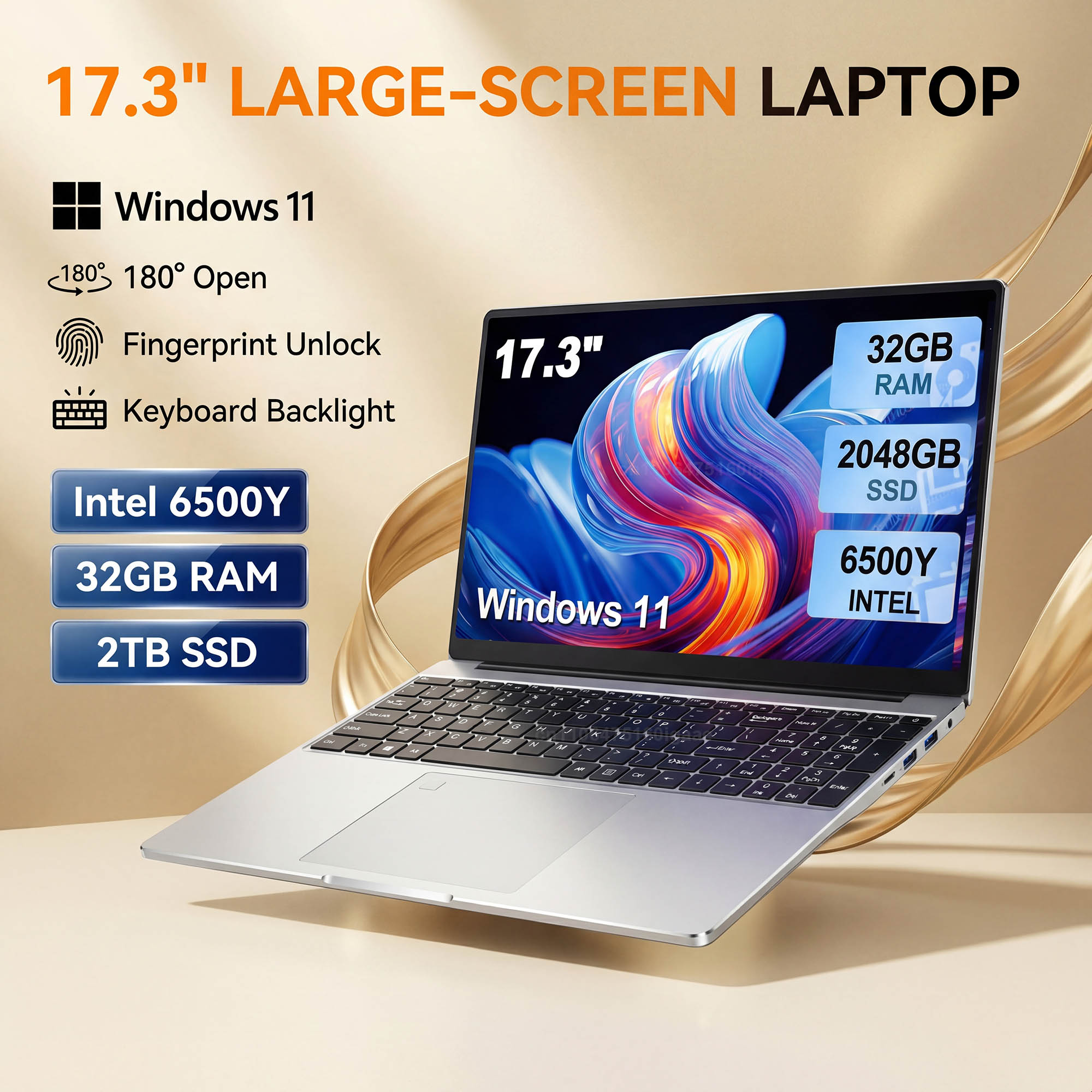 Ssd 2Tb - HOT 17.3インチ大画面ノートパソコン Intel 6500Y 32GB 1TB/2TB