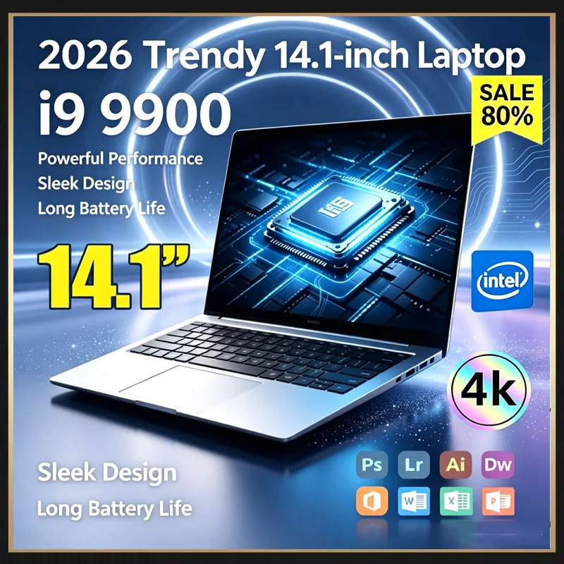 M.2 Ssd - 14.1インチ 超薄型ノートパソコン、Intel i9 9900プロセッサー搭載、32GB RAM、2TB SSD、1920x1080