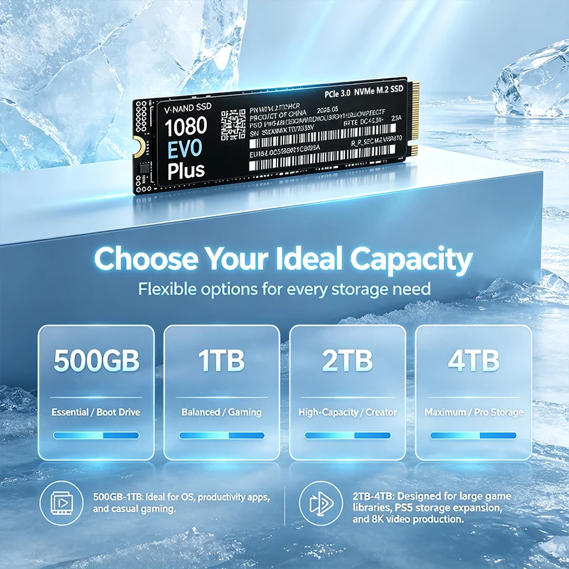 最新の1080 EVO Plus M.2 NVMe一体型SS - Ssd 500Gb のレビューと価格