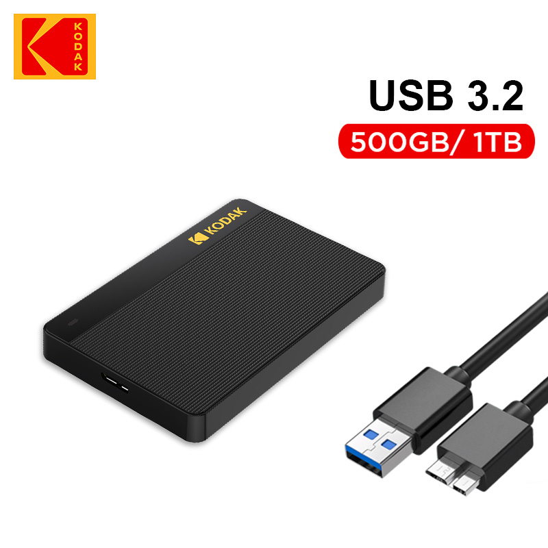 コダック ポータブル外付けハードドライブ P160 500G - Ssd 500Gb のレビューと価格