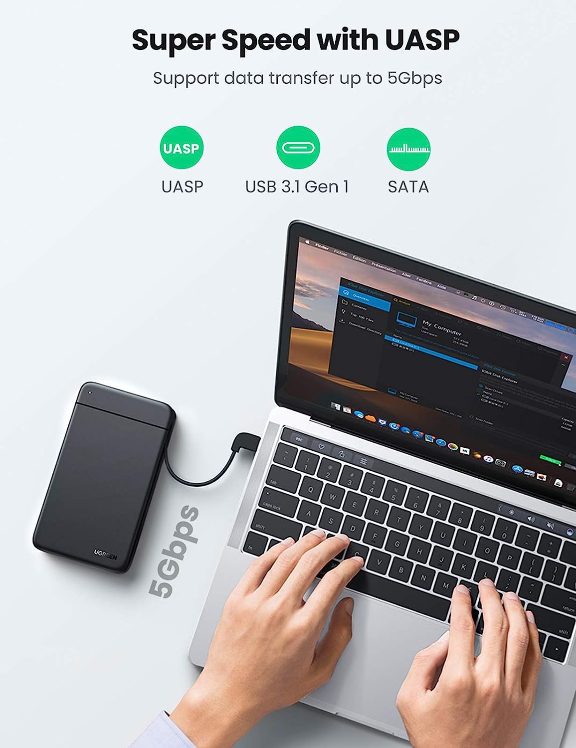 UGREEN USB C ハードドライブエンクロージャ US - Ssd Hard Drive のレビューと価格