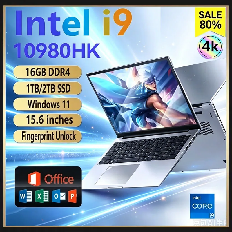 15.6インチのポータブルノートパソコン。Intel Cor - M.2 Ssd のレビューと価格
