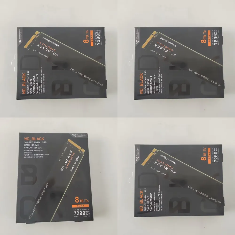 新しいWD_BLACK SN850X 8TB NVMe SS - M.2 Ssd のレビューと価格