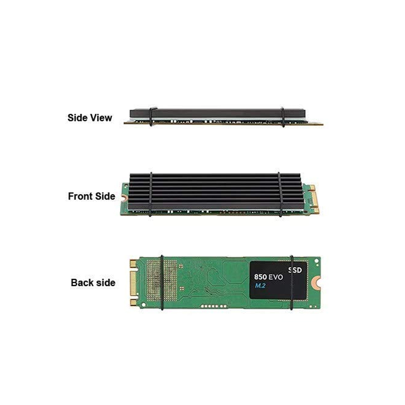 シリコンサーマルパッド付きアルミニウムヒートシンク,pcie - Nvme Ssd のレビューと価格