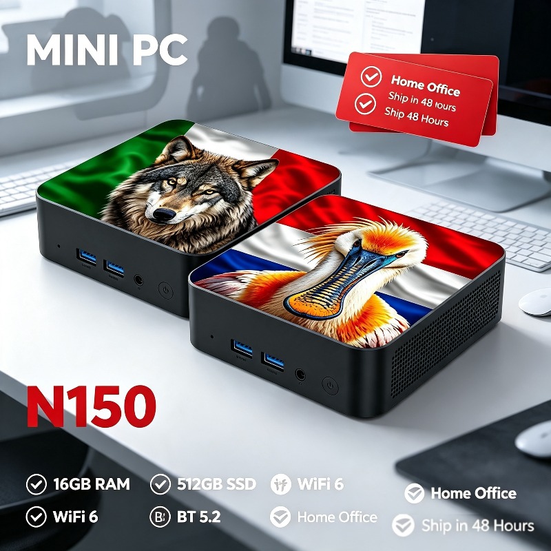 新型ミニPCコンピューター インテルコアN150 16GB  - M.2 Ssd のレビューと価格